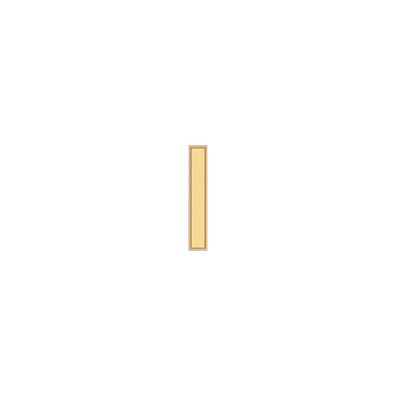 Door Sweep, PVD Polished Brass