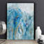 « abstract lapis », reproduction sur toile tendue-31597387