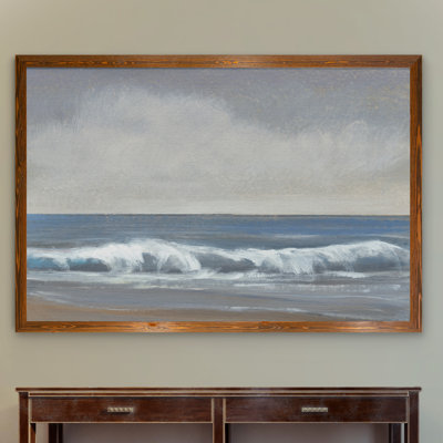 « neutral shoreline ii » par paul cezanne-reproduction d’art sur cadre photo