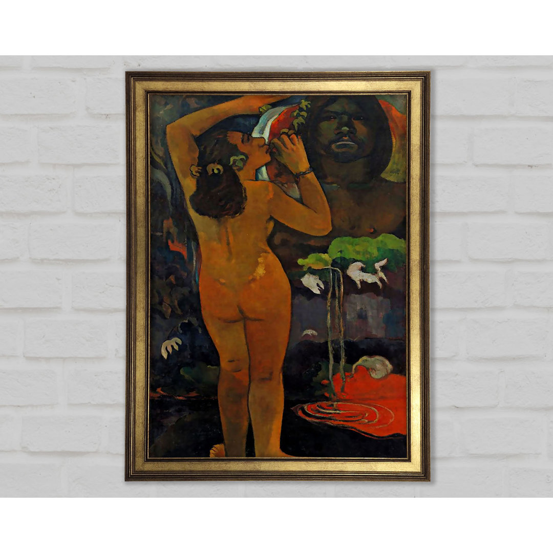 Der Mond und die Erde von Gauguin - Drucken