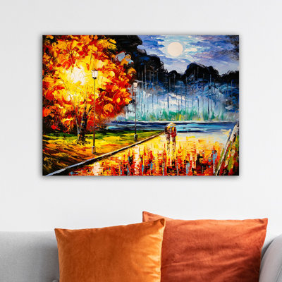 Stunning Decorative Canvas Painting, 19.7 x 27.6 inches | 100% Canvas with 100% Wooden Frame (1.2 inches Thick) | Perfect for Living Room & Bedroom Décor, Vibrant Colors & Timeless Design