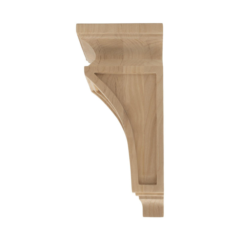Corbeau moyen en bois massif non fini 10-1 / 2 po x 4-7 / 8 po x 4-7 / 8 po, Alde
