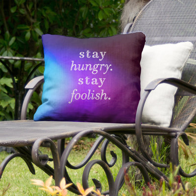 Outdoor Reversible Throw Pillow