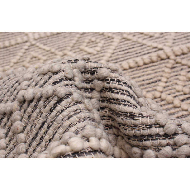 Tapis rond en laine 4 pi 10 po Knilles