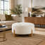 Upholstered Chenille Footstool-1606321107