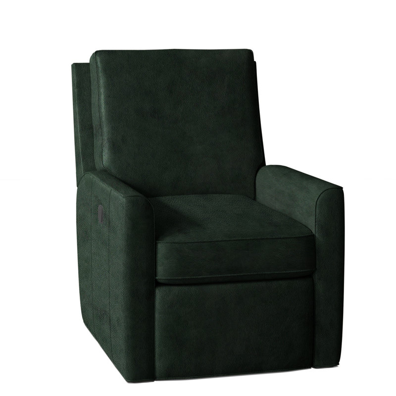 Yorba Recliner, Outsider Raven Genuine Leather, Manual