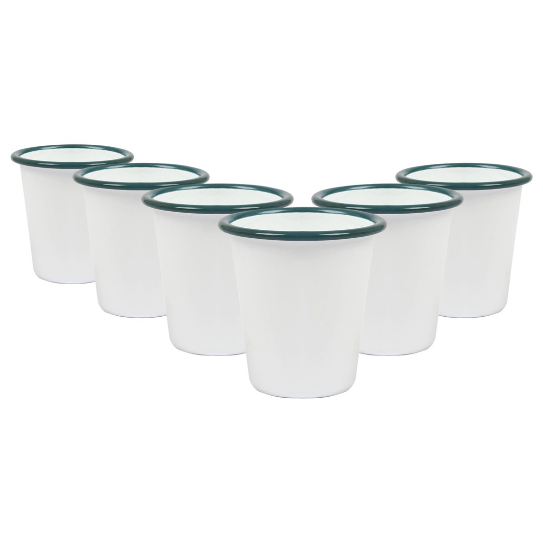 300ml Enamel Drinking Glass
