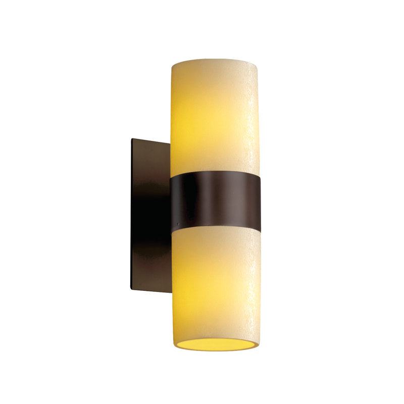 Plafonnier encastré à intensité variable bronze foncé à 2 lumières Aria