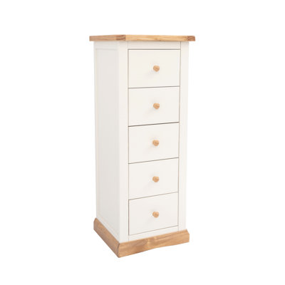 45 cm W Chest of 5 Drawers