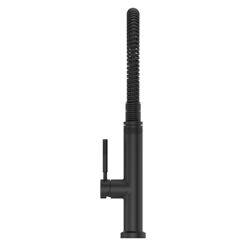 Pull Down Single Handle Kitchen Faucet, Matte Black