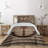 Coastal Geometric Shapes Coverlet