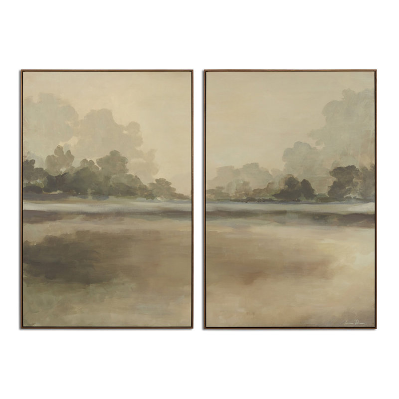 Warba Diptych par Lauren Fuhr, H 40 po x l 55 po