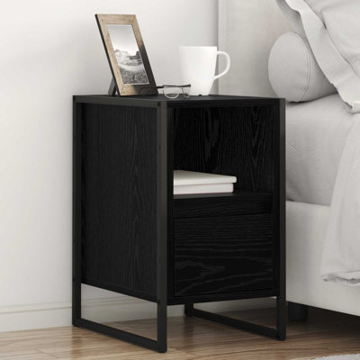 39.5cm W Manufactured Wood Bedside Table