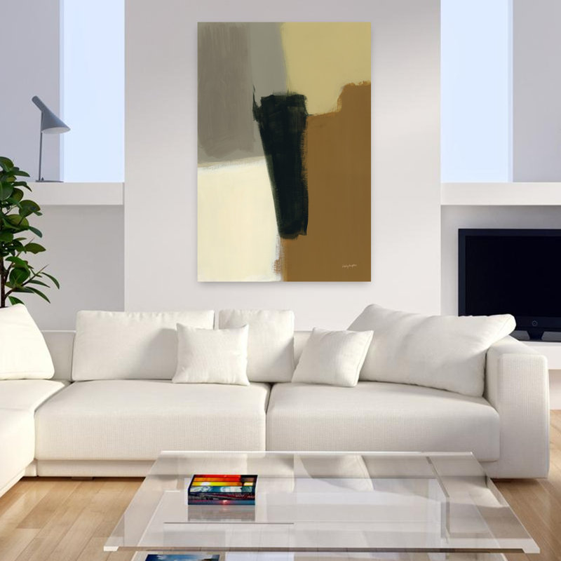 Art contemporain, art contemporain abstrait, H 48 po x l 32 po