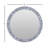 Vancouver Bone Flat Wall Mirror-26053941