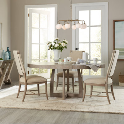 Affinity 4 - Person Extendable Solid Wood Solid Wood Top Pedestal Dining Set