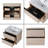 24'' Single Sink Wall Mounted Bathroom Vanity,Floating Vanity with 2 Drawers and Ceramic Basin Sink Top-2022468671-2022468670