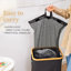 Fabric and Bamboo Laundry Sorter-586191577