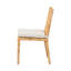 Chaise en bois naturel et rotin Colombano