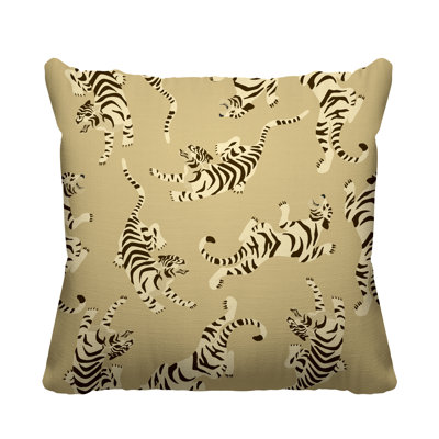 Coussin décoratif intérieur / extérieur Tigger Boho Tiger