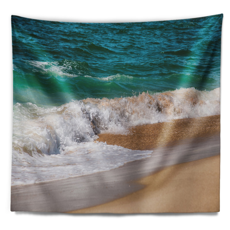 Tapisserie summertime de mer atlantique typique, H 50 po x l 60 po
