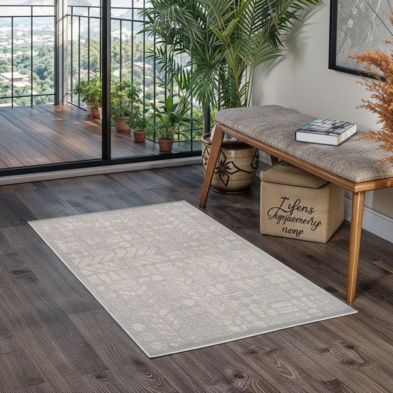 Jazmyn Area Indoor/Outdoor Rug, Rectangle 80 x 150cm