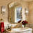 Contemporary Asymmetric Wall Mirror with Concave Edges for Bathroom Vanity, Living Room Decor-1864851583-1864851568