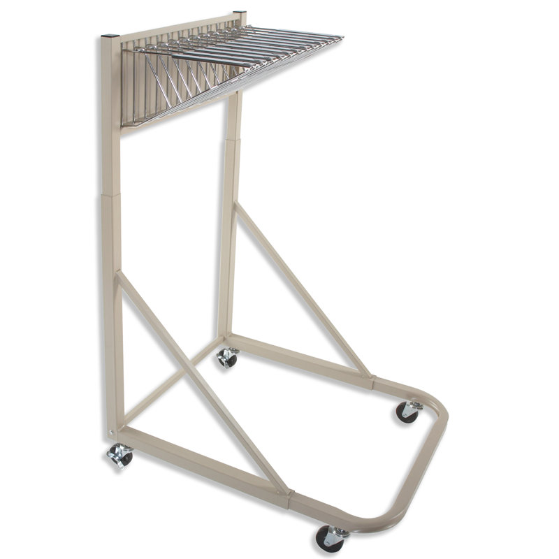 Étagère de rangement mobile avec 12 supports pivotants Brookside Design MRWH