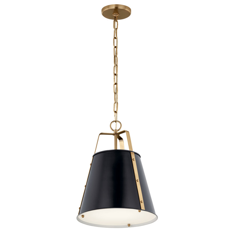 Liebenthal 1 - Light Bell Pendant, Bronze, Black, 92.75" H x 13" W x 5.25" D