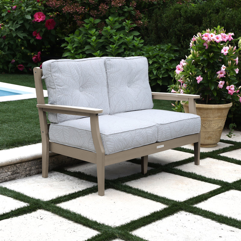 Causeuse Anifer Lehigh, Floral blanc