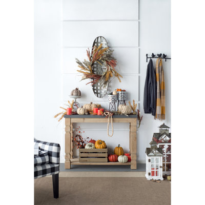 12.5" X 3" X 37.5" Metal Wall Art With Grid Pattern