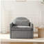 Fauteuil d'appoint simple en chenille de style moderne avec méridienne et canapé-lit pour salon, chambre à coucher