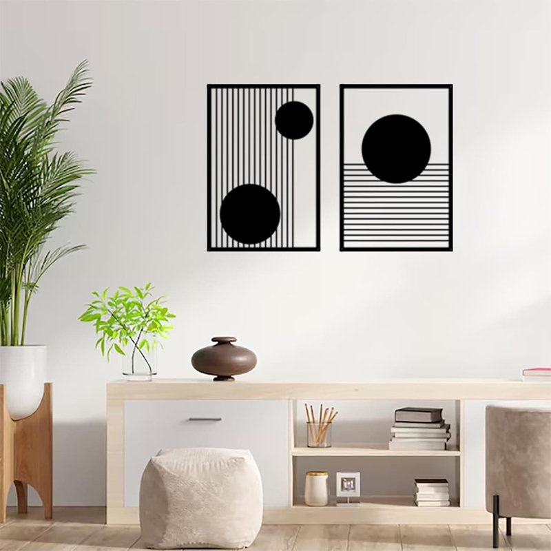 2 Piece No Frame Print on Metal