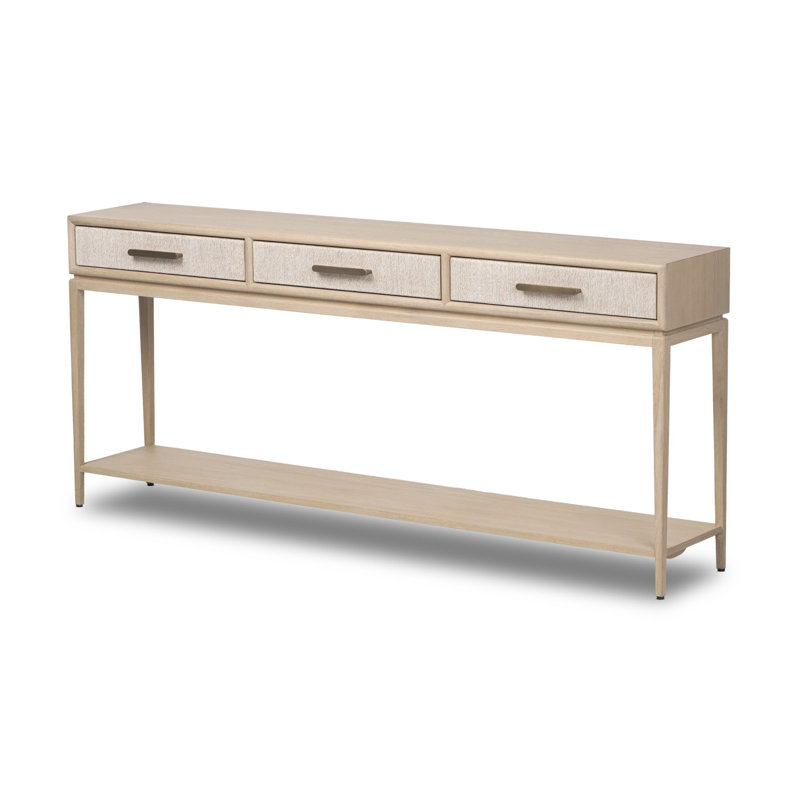 78'' Console Table, White