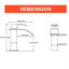 Adalet Modern Sink Taps Waterfall Single Lever Bathroom Brushed Gold Mono Basin Mixer