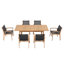 Ensemble de salle à manger extensible Kilani Outdoor pour 6 personnes-1914540718