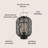 Kandella 26.75'' Plug-in Cylinder Lantern