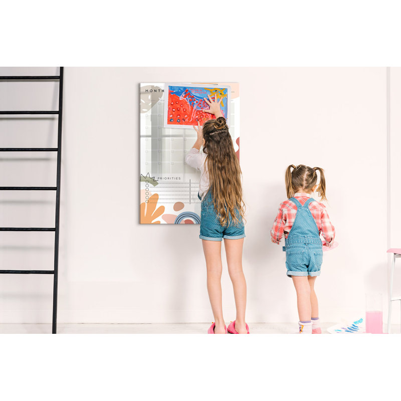 Magnetic Glass Photo Memo Board