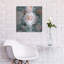 «Glimpses Of Roses 3» par Danhui Nai, art mural en métal