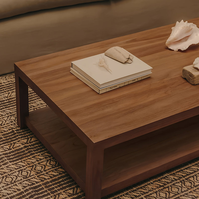 Table basse simple American Country, H 17,7 po x L 55,1 po x l 23,6 po