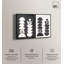 Cyclic Harmony Canvas Print Modern Abstract Art Set by Art Remedy, Black Frame, 10 x 15-128848998-128848991