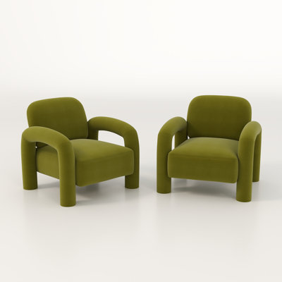 Iryanna Velvet Armchair