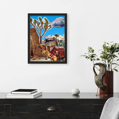 «Comic Book Style Camel In Desert Clouds» sur