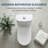 Dual Flush One Piece Toilet, Soft Closing Quick-Release PP Seat, MAP 800g, Skirted Design, High-Fired Ceramic (1380°C)