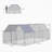 Versatile Metal Chicken Coop For Outdoor Use With Advanced Features