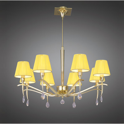 Ebenezer 8 - Light Shaded Chandelier