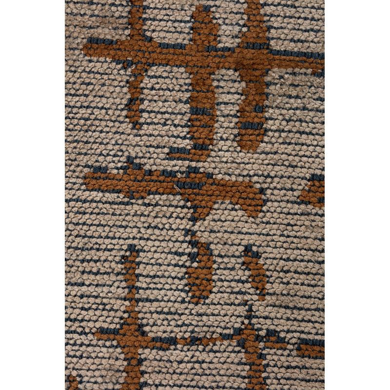 Rapture Brown/Tan Abstract Luxury Area Rug, Rectangle 7'10" x 11'2"