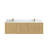 Sonoma Floating Teak 72'' Double Bathroom Vanity with Top-100542297