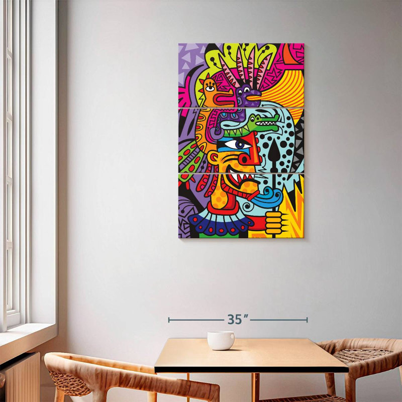 Kelan Aztec I, 57" H x 36" W