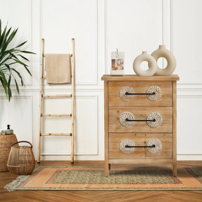 Commode décorative 3 tiroirs Loye